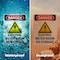 Signmission Electric Meter Room Danger Sign, Plastic, 7in W x 10in L, 2PK OS-2PACK-DS-P-710-V-1192 - alternate 2